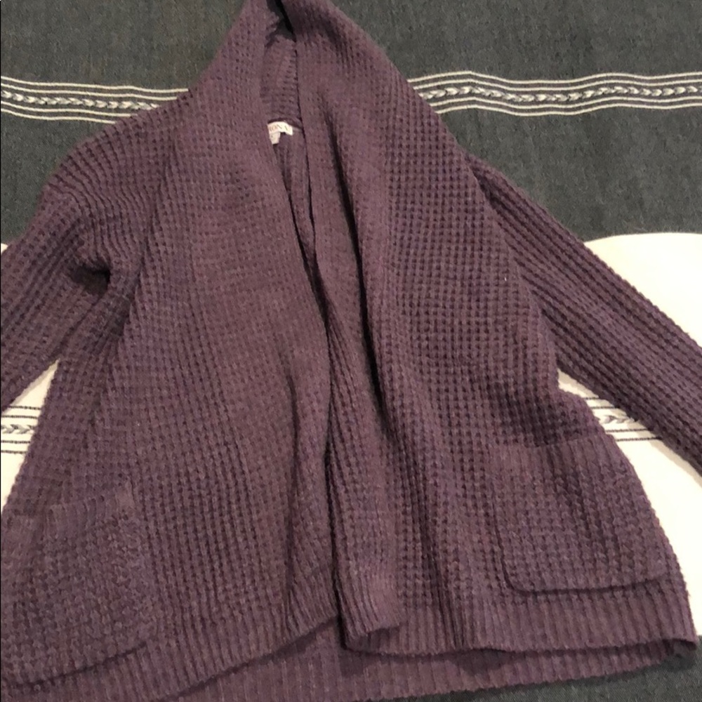 Cozy plum sweater